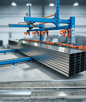 Machine de palettisation automatique d'acier en section C/Z, empileur contrôlé par PLC, moteur haute efficacité, système d'empilage pour la construction