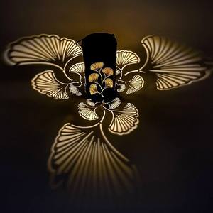 Lámparas Decorativas de Lujo Ecológicas con Forma de Flor de Hierro, Ligeras para el Hogar y la Oficina, para Celebraciones de Diwali, Ramadán y Bodas - Product Image 2