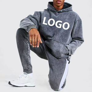 Conjunto Deportivo de Dos Piezas para Hombre, con Cremallera Completa, 100% Algodón, con Logotipo Personalizado, Tejido Antibacteriano - Product Image 1