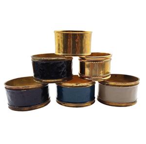 Rond de serviette en aluminium de concepteur rond de qualité supérieure couleur différente décorative en gros rond de serviette en métal aluminium rond de serviette - Product Image 1