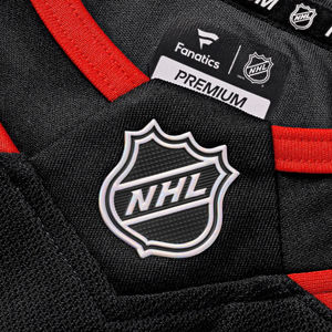 Maillot de Hockey personnalisé noir et rouge pour hommes à manches longues léger Patchwork vêtements de sport décontracté haut Streetwear athlétique - Product Image 5