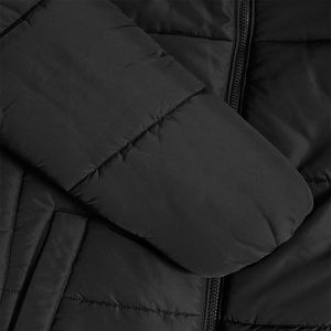 High Quality Waterproof <b>Women's</b> Puffer Parka <b>Jacket</b> Breathable Fabric Plain <b>Black</b> Color Plus Size Detachable <b>Hooded</b> Winter - Product Image 6