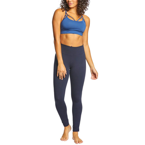 Leggings de gran tamaño de punto sostenibles y transpirables para mujer de alta calidad con logotipo personalizado OEM disponibles a precios al por mayor con logotipo en la cintura para gimnasio - Product Image 6