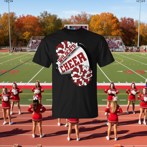 T-Shirt Promozionale Wildcats Cheer Spirit M per il Ritorno a Scuola, Abbigliamento per Cheerleading - Product Image 3
