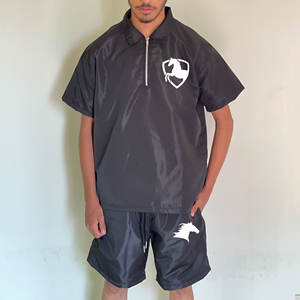 ชุดเสื้อยืดแขนสั้นผู้ชายไซส์ใหญ่ 2 ชิ้น สำหรับฤดูร้อน ผ้าสั่งทำพิเศษ สวมใส่สบาย คุณภาพสูง แห้งเร็ว ระบายอากาศได้ดี สีพื้น - Product Image 1