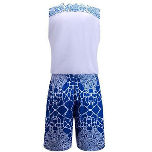 Meilleur prix, hautement recommandé, vêtements de sport unisexes fabriqués au Pakistan, uniforme de basket-ball, kit personnalisé Palin à bas prix, 100% polyester - Product Image 4