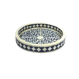 Bandeja de servicio con incrustaciones de hueso hechas a mano de nuevo diseño, ecológica, apta para lavavajillas, personalizable para cocina, uso en hoteles, venta al por mayor - Product Image 3