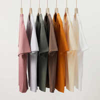 Vente en gros T-shirt personnalisé 300g 100% Coton vierge à manches courtes, coupe oversize, écologique, grande taille, pour homme, style vintage délavé à l'acide