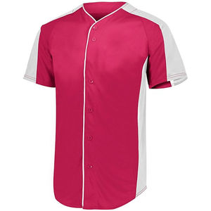 Camiseta de Béisbol Unisex de Último Diseño con Botones, Alta Calidad, 100% Poliéster, Secado Rápido, Antibacteriana, Impresión Digital, OEM ODM - Product Image 4