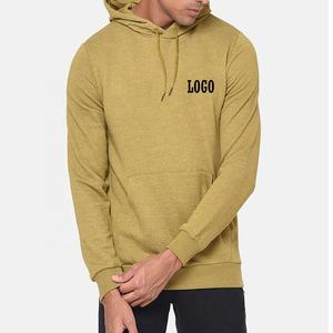 Nueva llegada OEM hombres pulóver Sudadera con capucha 100% algodón personalizado impreso Color liso Sherpa polar bordado para invierno - Product Image 1