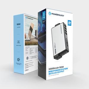 Powerology 32000mAh 150W <b>Mini</b> Power Station With <b>AC</b> Output - Product Image 4