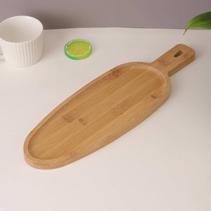 Planches de plateau de service en bambou naturel de nouveau design plateaux de gâteau de pain d'affichage de nourriture de qualité supérieure fabriqués au Vietnam - Product Image 2