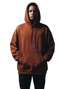 Sudadera con capucha y cremallera de algodón 100% de alto gramaje, con lavado ácido personalizado, efecto vintage desgastado y descolorido por el sol, estilo oversize, de felpa, para hombre, estilo streetwear. - Product Image 1