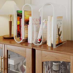 2025 Acrylic Ground-Based Storage Rack Modern Transparent Stylish Creative Solution with <b>Corner</b> <b>Shelf</b> Customizable for home - Product Image 1