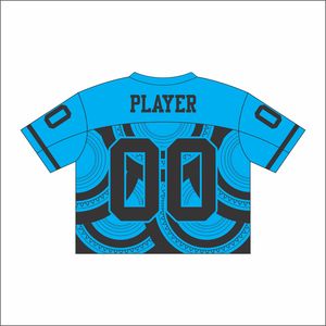 Chemises unisexes en jersey de sport coupe carrée pour hommes T-shirt en maille XL imprimé de logo personnalisé uniformes d'entraînement Football américain Baseball - Product Image 4