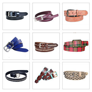 Cinturón de piel de vaca auténtica para hombre de primera calidad, técnica tejida personalizada, aleación para hebilla, el mejor precio para negocios informales, estilo occidental - Product Image 3