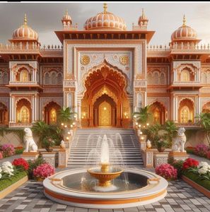 Decoración de Mandap/Diseño Tradicional de Mandap/Estilos Modernos de Mandap, Arreglo para Ceremonia de Boda, Mandap para Boda Hindú, Idea de Mandap para Exteriores - Product Image 2