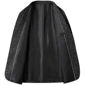 Blazer Homme Couleur Unie Simple Boutonnage Automne Hiver Deux Boutons Poches Blazer Homme - Product Image 5