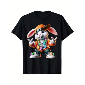 Camiseta de ocio para hombre y Polo para Primavera/Verano con estampado estándar de un color hecho en China - Product Image 1