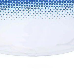 Unisex <b>Long</b> <b>Sleeve</b> Fishing Shirt Gradient <b>Blue</b> White Sublimation Print Quick Dry UV Protection UPF 50 Pullover <b>Top</b> - Product Image 4