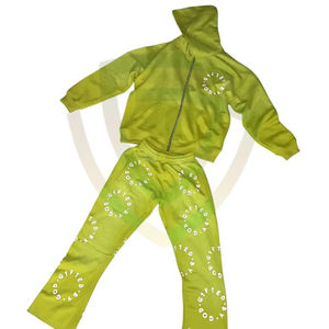 Conjunto Deportivo de Alta Calidad para Hombre, 100% Algodón, Lavado Ácido, Grueso, Cómodo, Transpirable, con Capucha - Product Image 1