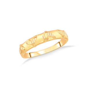 Anillo de Moda Pinnacle Band Chapado en Oro de 14k para Mujer, Estilo Clásico, para Boda y Regalo - Product Image 2