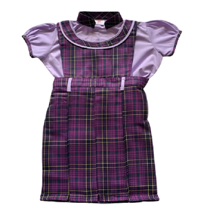 Logo personnalisé en gros, tissu à carreaux d'excellente qualité, robe d'uniforme scolaire pour filles - Product Image 5