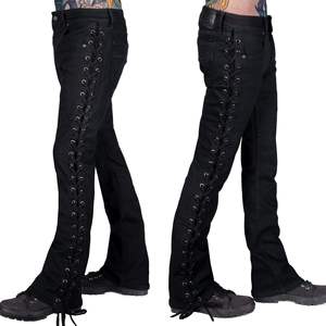 Pantalon en cuir personnalisé de haute qualité Pantalon moterbiker en cuir avec logo personnalisé et couleur personnalisée - Product Image 5