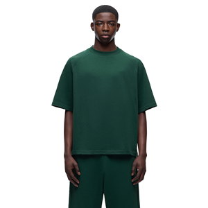 T-shirt Homme Manches Courtes 100% Polyester Uni, Haute Qualité, Impression Logo Personnalisé, Respirant, Anti-boulochage, Vente en Gros - Product Image 1