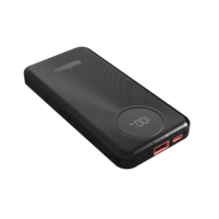 Batterie externe portable haute capacité 10000/20000mAh 22.5W avec affichage numérique LED et double port USB à charge rapide, Li-Polymère pour téléphones mobiles