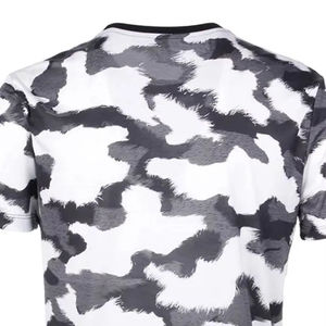 T-shirt personnalisé pour homme, col rond, manches courtes, dernier style, camouflage, impression personnalisée, décontracté, extérieur, coton, camouflage - Product Image 3