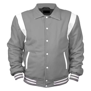 Best Quality Custom Designed Double Breasted <b>Waterproof</b> <b>Thin</b> Stand Men's Varsity <b>Jacket</b> for Winter Custom Made Rifat Sport Wear - Product Image 1