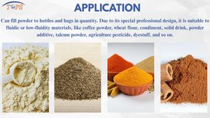 Nhỏ gọn bán tự động máy bột điền cho dầu dừa mật ong Bột Cam Thảo khoan phụ cho hóa chất nước giải khát Túi - Product Image 4