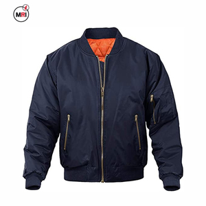 Chaqueta Bomber Unisex clásica y cómoda con patrón de bordado, colores y tamaños personalizados con cuello levantado, nueva condición para el invierno - Product Image 5