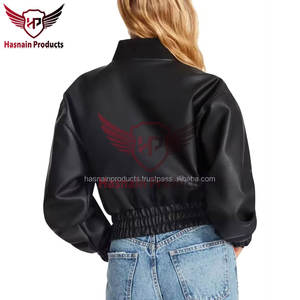 แจ็กเก็ตหนังแกะสำหรับผู้หญิงเสื้อโค้ทแบบใหม่เสื้อโค้ทหนังแกะบุขนแกะสำหรับฤดูหนาว - Product Image 2