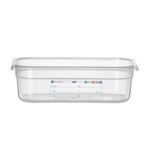 Contenitore Gastronorm 1/3 HENDI GN 4L Trasparente per Conservazione Alimenti 325x176x100mm - Product Image 1