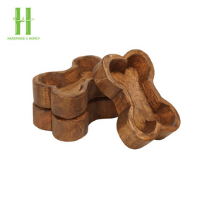 Best-seller Bols à pâte en bois d'acacia naturel pour la décoration intérieure vintage et les décorations de Noël Cadeaux OEM Made in Vietnam - Product Image 2