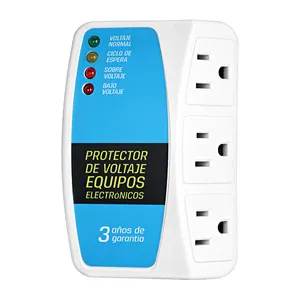 Atacado NO 010 salvaguardar Bege Protector de Voltaje para Aparelhos Eletrônicos Voltage Surge Protector 3 port