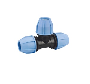 Raccords à Compression TEE MDPE égaux résistants à la haute pression de 20 mm pour système d'irrigation de tuyau d'irrigation lisse d'agriculture - Product Image 6