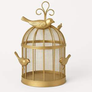 Corbeille à fruits en métal élégant bol de rangement de cuisine à cadre ouvert pour fruits légumes utilisation de table décorative moderne - Product Image 2