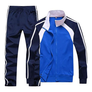 Ensemble de survêtements d'hiver formels pour hommes de haute qualité personnalisé avec poches de jogging à fermeture éclair sweat à capuche polaire OEM - Product Image 1