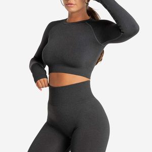 Conjunto de Yoga Oem de alta calidad de dos piezas traje de gimnasio elegante para mujer ropa deportiva cómoda de algodón - Product Image 2