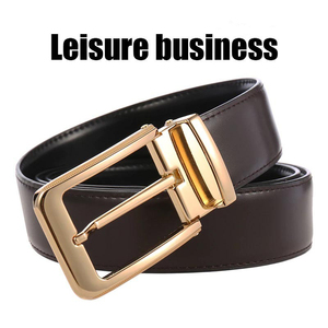 Cinturones Casuales Personalizados de Moda, Hebilla de Aleación de Cuero Vacuno de Primera Calidad, Accesorios de Cintura Elegantes, Cinturón de Diseñador Moderno y Duradero - Product Image 3