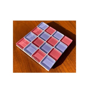 Sous-verres en mosaïque de verre au design minimaliste, 100% haute qualité, pour la maison, la cuisine, la table à manger, tapis et coussinets décoratifs, vaisselle, sous-verres - Product Image 1