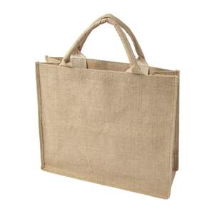 Bolso laminado de yute blanco impreso personalizado de calidad superior/regalo/bolsa de playa a la venta-bolsas promocionales de calidad superior - Product Image 3