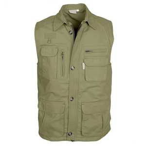 Alta cantidad OEM sin mangas hombres chaleco chaqueta utilidad Multi bolsillo algodón poliéster hombres carga chaleco trabajo hombres chaleco 2025 - Product Image 1