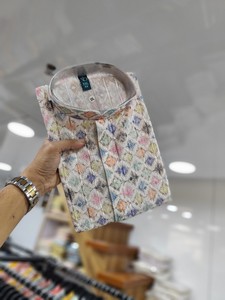 ชุดนอนแบบดั้งเดิมของชาวอินเดียผ้าคอตตอนแท้ปักลายรูปไก่ - Product Image 4