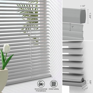 Anyhoo Stores <span class=keywords><strong>vénitiens</strong></span> électriques en PVC au design moderne avec ouverture verticale pour une utilisation en hôtel Pare-soleil écologique pour fenêtre extérieure - Product Image 2