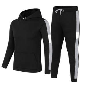 Trending Custom Winter Sportswear Blanco Sólido 100% Algodón Transpirable Secado rápido Ligero Manga larga Chándal para hombre Último - Product Image 2