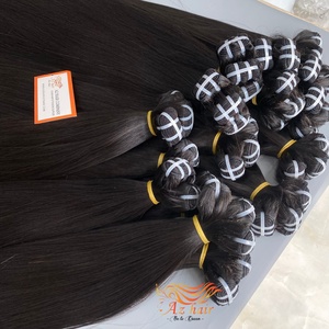 Extensions de cheveux vierges bruts super double drawn en cheveux humains du Vietnam, prix d'usine - Product Image 1